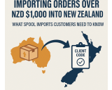 Importing Orders Over NZD $1,000 into New Zealand: Spool Imports Customer Guide