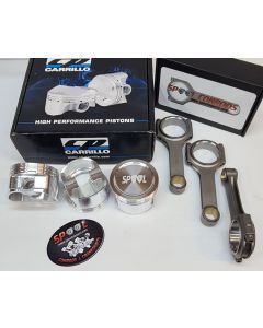 Toyota 3RZ-FE Spool H Beam Conrods and Custom CP Forged Pistons