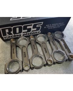 Nissan RB25 Spool Drag Pro I Beam Conrods and Ross Racing Forged Pistons