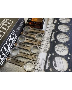 Nissan RB30ET (SOHC) Rebuild Kit with Spool Drag Pro I Beam Conrods  and Ross Racing Forged Pistons (8.5:1)