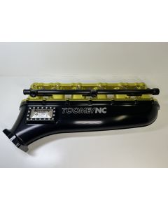 ToomeyNC Billet FORD AU SOHC   Intake Manifold, 6 injector, Single Rail, SFI Burst Panel, Bosch DBW TB