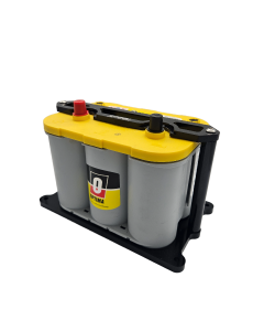 Spool Billet Battery Tray for Optima 34 & D34 | 6061 CNC Black Anodised