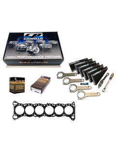 Audi / VW 2.0L Rebuild Kit with Carrillo Conrods and CP Forged Pistons (24.89 BE Width)