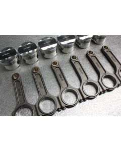 Nissan RB30DET (RB25NEO Head) Spool Drag Pro I Beam Conrods and CP Forged Pistons (9.0:1)