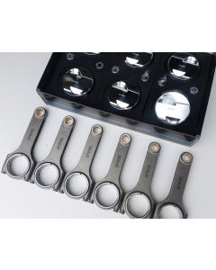 Nissan RB30 (SOHC) Spool H Beam Conrods and CP Forged Pistons (9.0:1) 