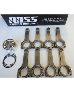 Toyota 1UZ-FE V8 Spool H Beam Conrods and Ross Racing Forged Pistons 