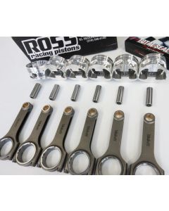 Nissan TB48 Spool H Beam Conrods and Ross Racing Forged Pistons 