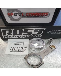 Nissan RB20 Spool H Beam Conrods and Ross Racing Forged Pistons