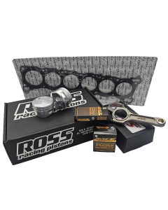 Nissan RB30ET (SOHC) Rebuild Kit with Spool Drag Pro I Beam Conrods  and Ross Racing Forged Pistons (8.5:1)