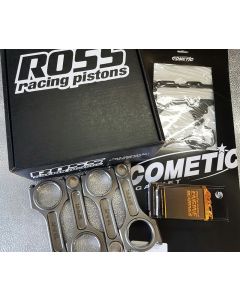 Nissan SR20DET Rebuild Kit with Spool Drag Pro I Beams and Ross Racing Forged Pistons