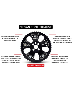 Kelford Nissan RB20, RB25, RB26 VERNIER PULLEY SET - KCG25