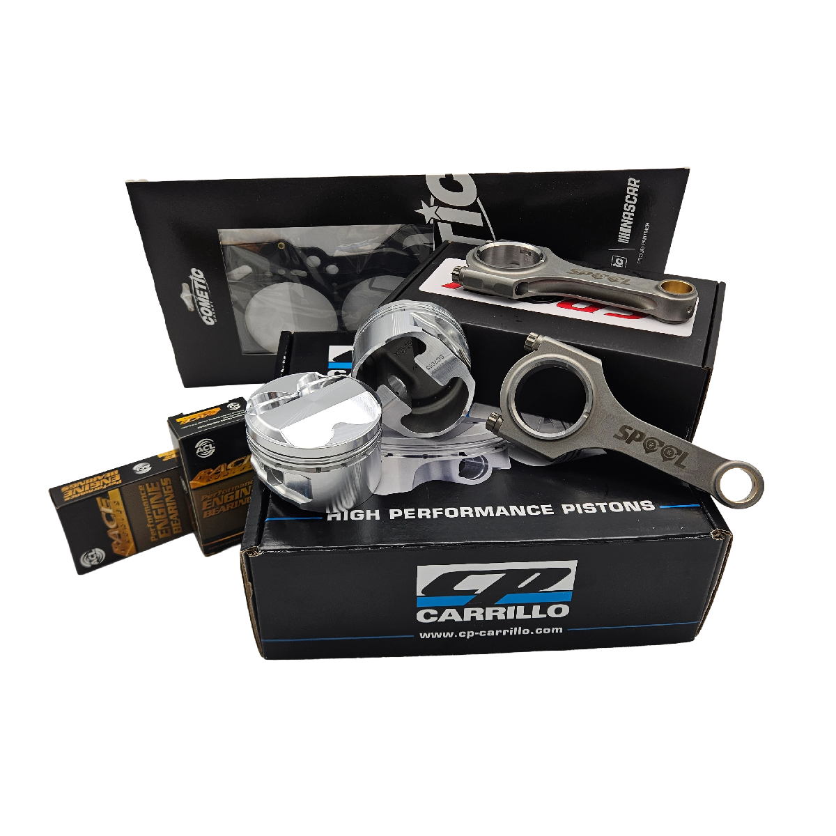 Toyota 4AGE 4AGZE (16V NA) Rebuild Kit with Spool H Beam Conrods and CP Forged Pistons