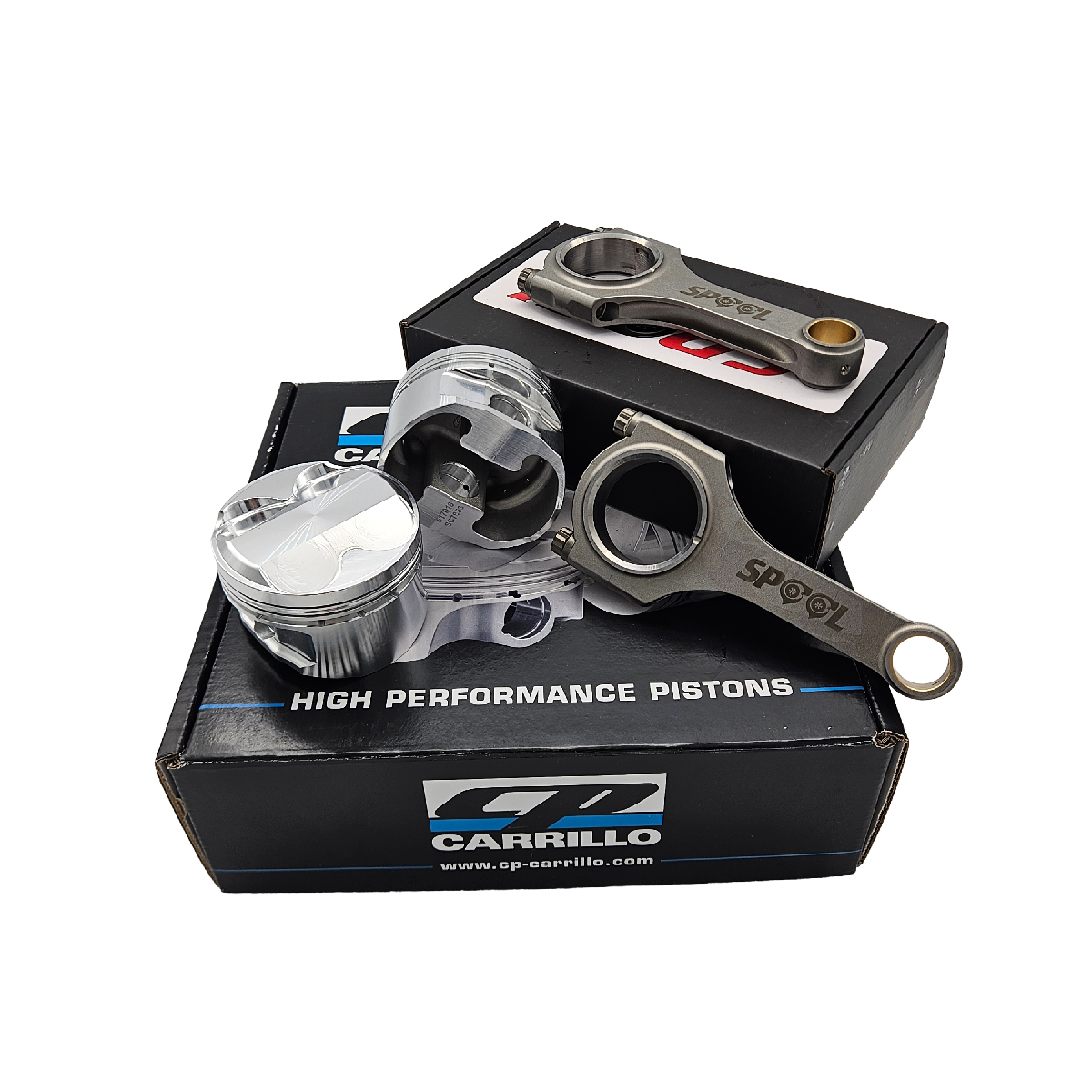 Toyota 4AGE and 4AGZE (16V and 20V Silvertop) Spool H Beam Conrods and CP Forged Pistons