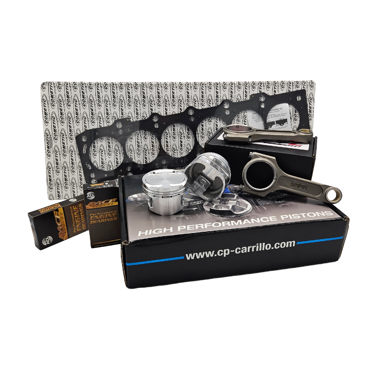 Toyota 2JZ-GTE Rebuild Kit with  Spool Drag Pro I Beam Conrods and  CP Forged Pistons