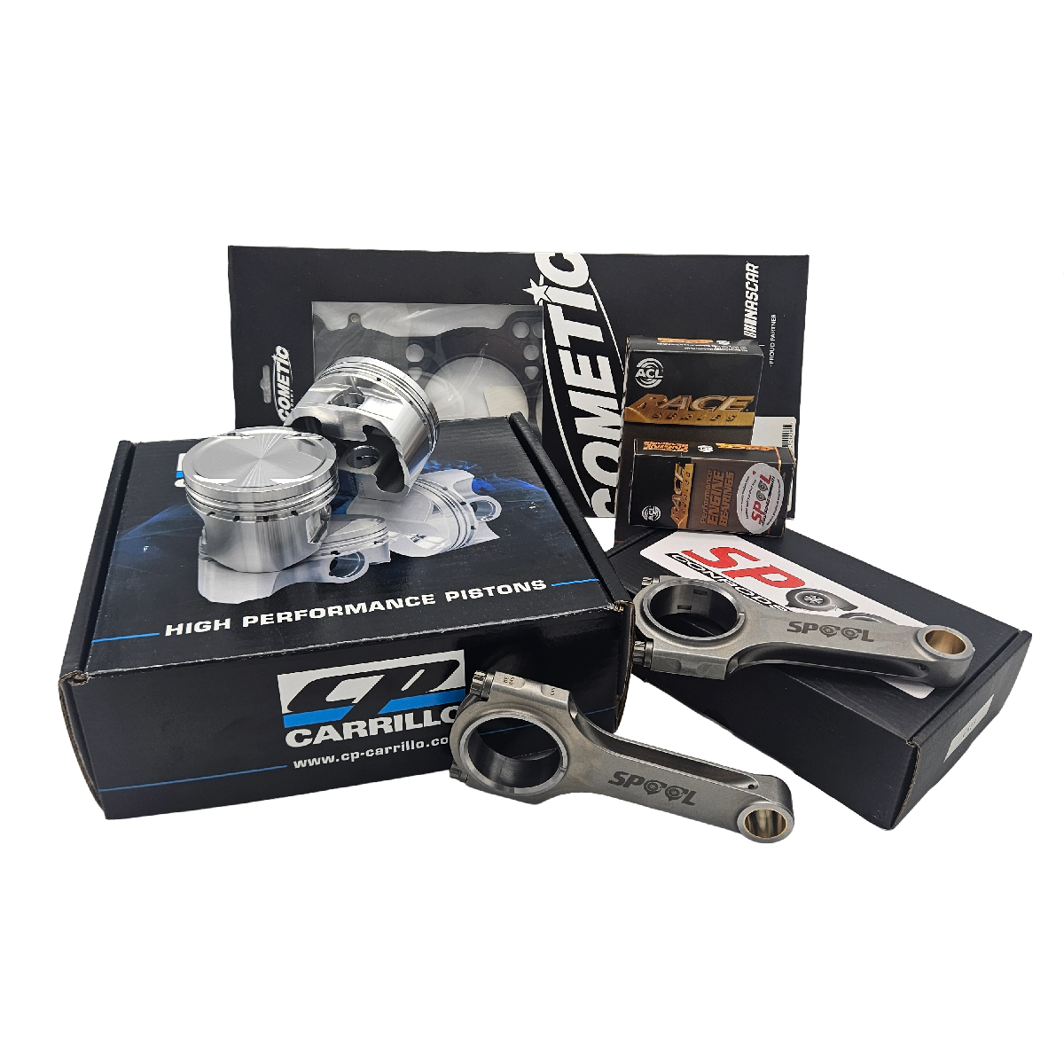 Nissan CA18DET Rebuild Kit with Spool H Beam Conrods and CP Forged Pistons