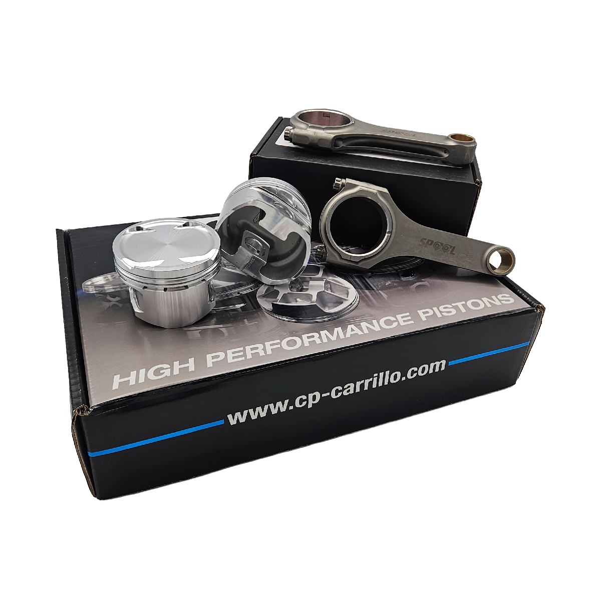 Toyota 2JZ-GTE Spool H Beam Conrods and CP Forged Pistons