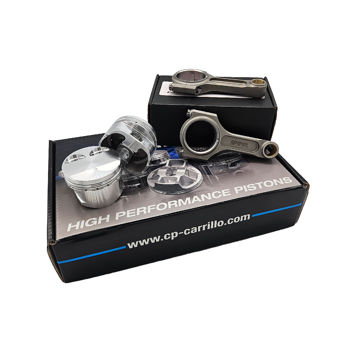 Spool 1JZ Drag Pro I Beams and CP Pistons