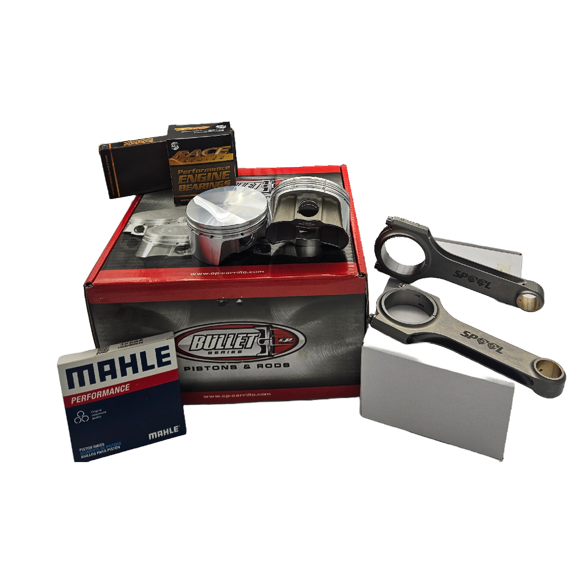 SPOOL Holden / GM LS 3.622" Stroke (15 degree Heads) CP Bullet Pistons and Spool Conrods