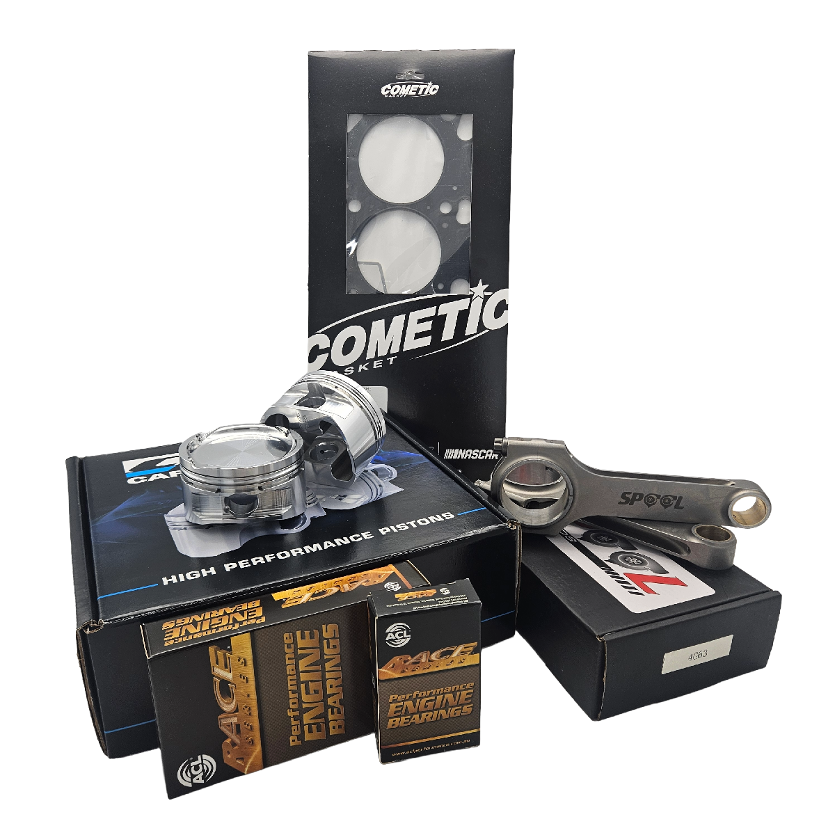 Mitsubishi 4G63 Evo Rebuild Kit with Spool H Beam Conrods and CP Forged Pistons - ( 4G63 2G 7 Bolt or 4G63 EVO VII / EVO IX )