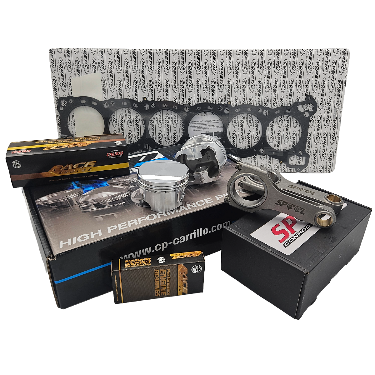 Nissan RB25DET Rebuild Kit with Spool H Beam Conrods and CP Forged Pistons