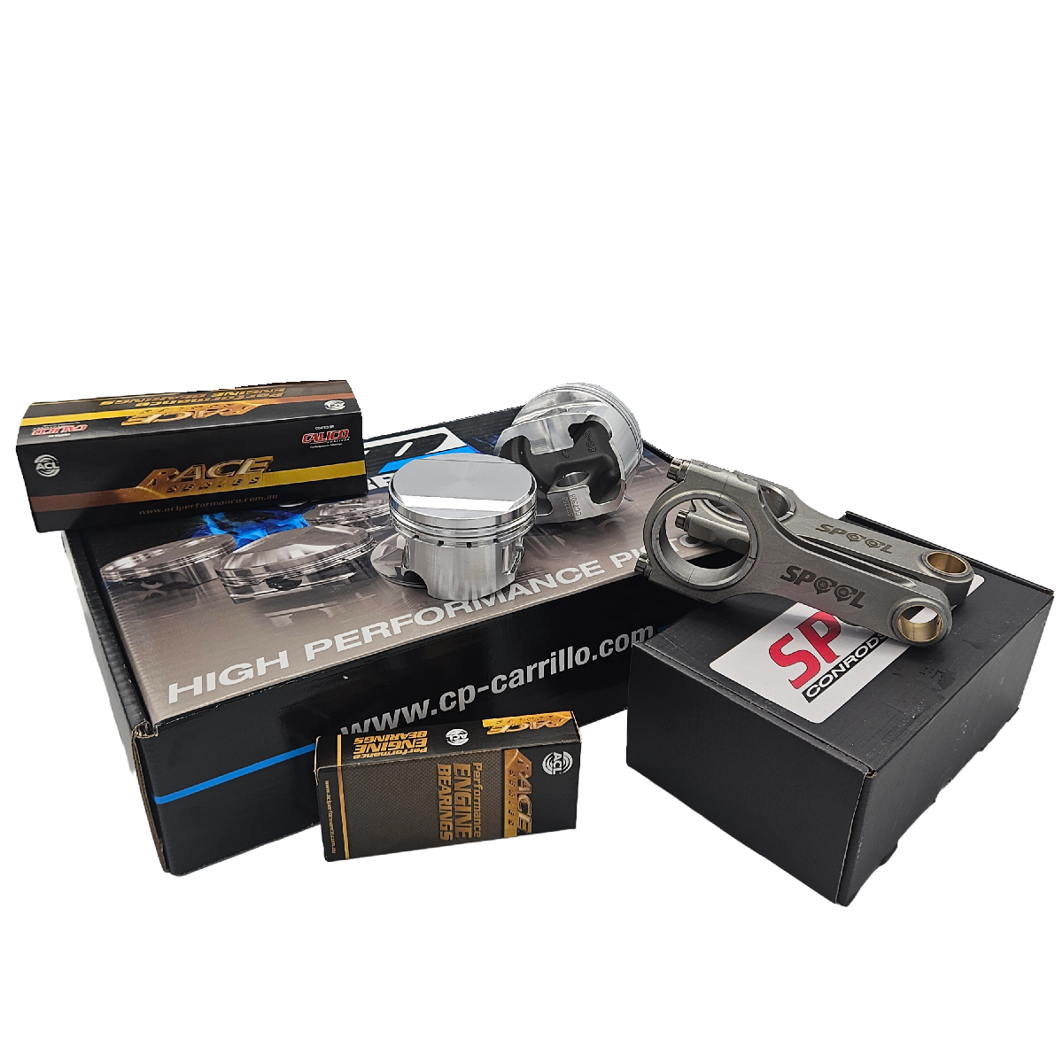 Nissan RB25 Spool H Beam Conrods and CP Forged Pistons
