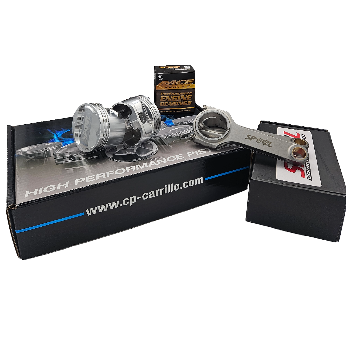 Nissan RB30 (SOHC) Conrods and CP 8.5:1 Forged Pistons