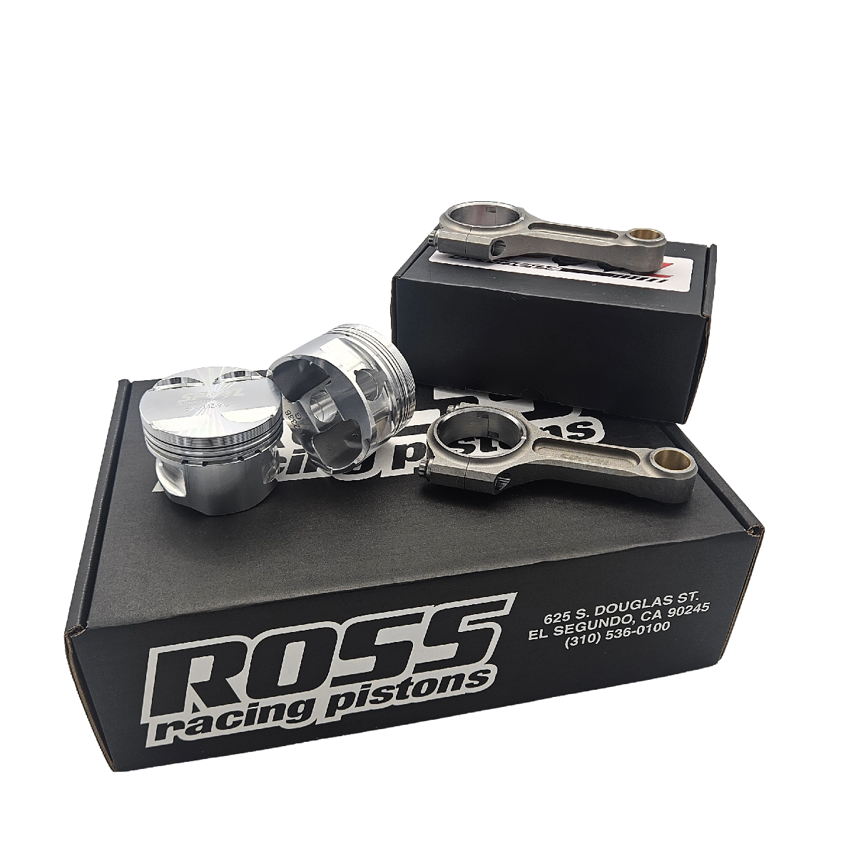 Toyota 1JZ-GTE Spool I Beam Drag Pro Conrods and Ross Racing Forged Pistons