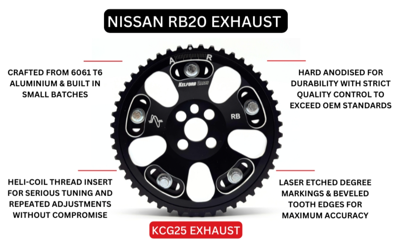 Kelford Nissan RB20, RB25, RB26 VERNIER PULLEY SET - KCG25