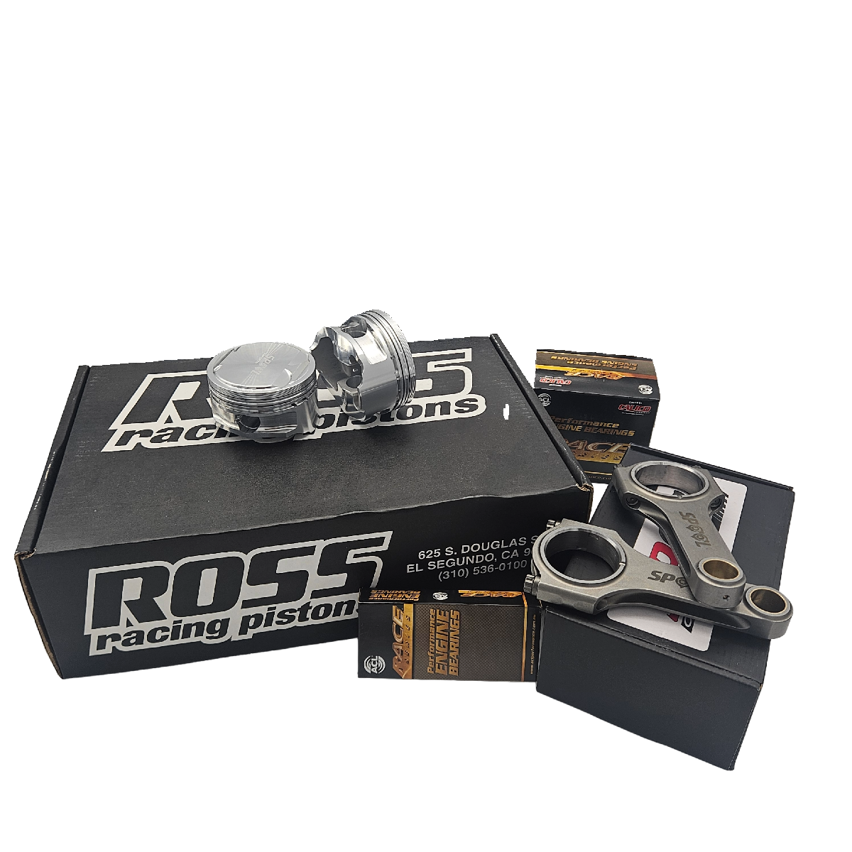 Nissan RB25 NEO Spool H Beam Conrods and Ross Forged Pistons