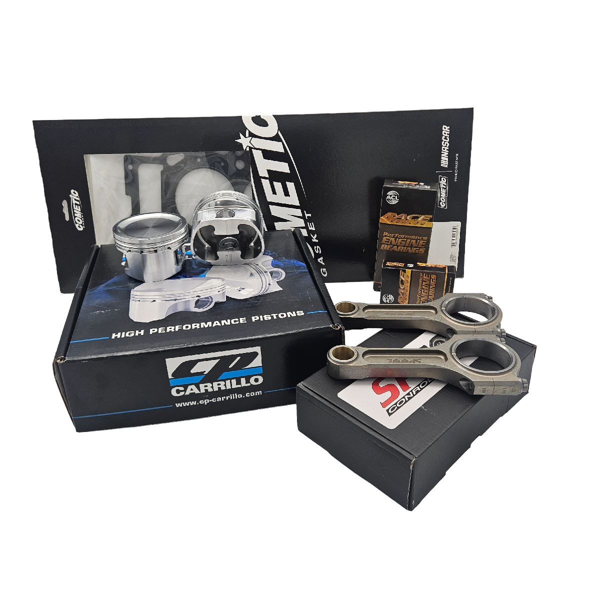 Nissan SR20DE and SR20DET Rebuild Kit with Spool Drag Pro I Beam Conrods  and CP Forged Pistons