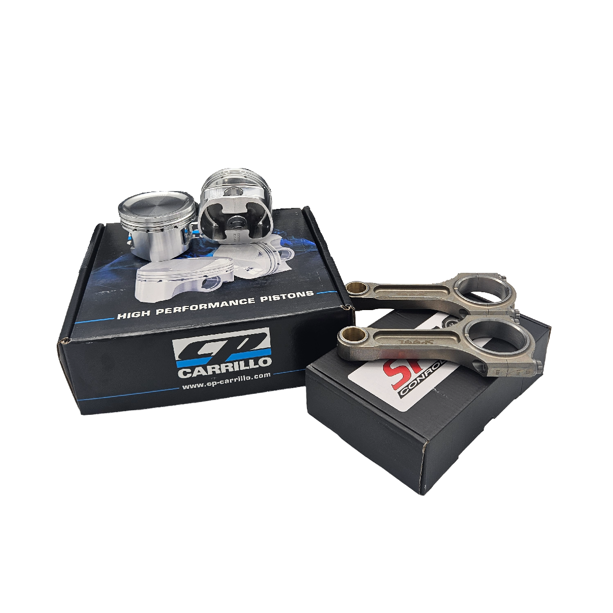Nissan SR20DE and SR20DET Spool Drag Pro I Beam Conrods and CP Forged Pistons