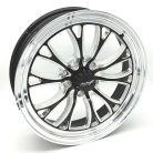 Boyd Coddington Bristol Wheels Front runners 17x4.5 Gloss Black Milled with Diamond Lip