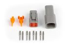 Deutsch DTM-4 connector plug and pins matching set