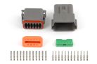 Deutsch DT-12 connector matching set with plug and pins