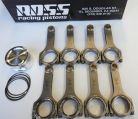 Toyota 1UZ-FE V8 Spool H Beam Conrods and Ross Racing Forged Pistons 