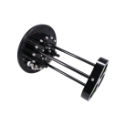 Raceworks ALY-195BK V2 single twin triple fuel pump hanger with filler