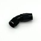 Spool Billet Cutter Hose End Fitting- AN-8 - 45 degree
