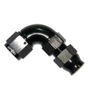 Spool Billet 90 degree Hardline Tube to female AN adapter (full flow) - AN-6 