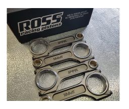 Nissan SR20DET Spool Drag Pro I Beam Conrods and Ross Racing Forged Pistons