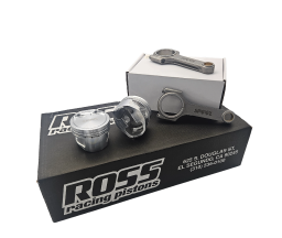 Toyota 1UZ-FE V8 Spool H Beam Conrods and Ross Racing Forged Pistons 