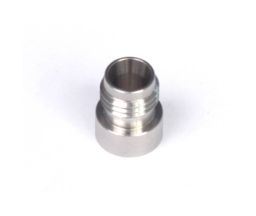 1/4 inch stainless steel weld-on base for tubing connections