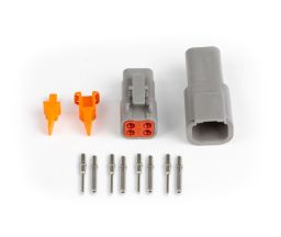 Deutsch DTM-4 connector plug and pins matching set
