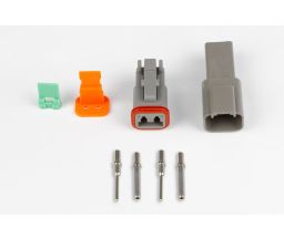 Deutsch DT-2 connector matching set with plug and pins