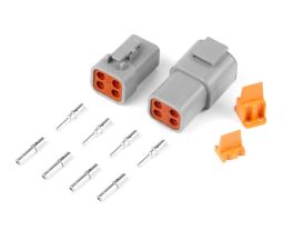 Deutsch DTP-4 connector plug and pins 25 amp matching set