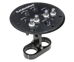 Raceworks Fixed Single/Twin 39–40mm Fuel Pump Hanger ALY-086BK