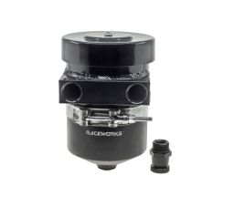 Raceworks 1L Straight-Port Breather Tank with Drain ALY-134BK