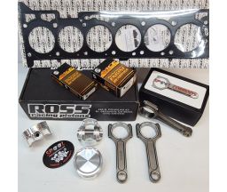 Ford XR6 Turbo Barra Rebuild Kit with Spool Drag Pro I Beam Conrods and Ross Racing Forged Pistons 