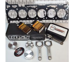 Ford XR6 Turbo Barra Rebuild Kit with Spool H Beam Conrods and Ross Racing Forged Pistons
