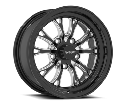 Boyd Coddington Bristol Wheels 15x8, 4.5" BS Gloss Black Machined