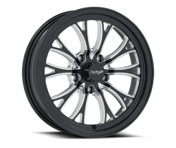 Boyd Coddington Bristol Wheels Front runners 17x4.5 Gloss Black Machined